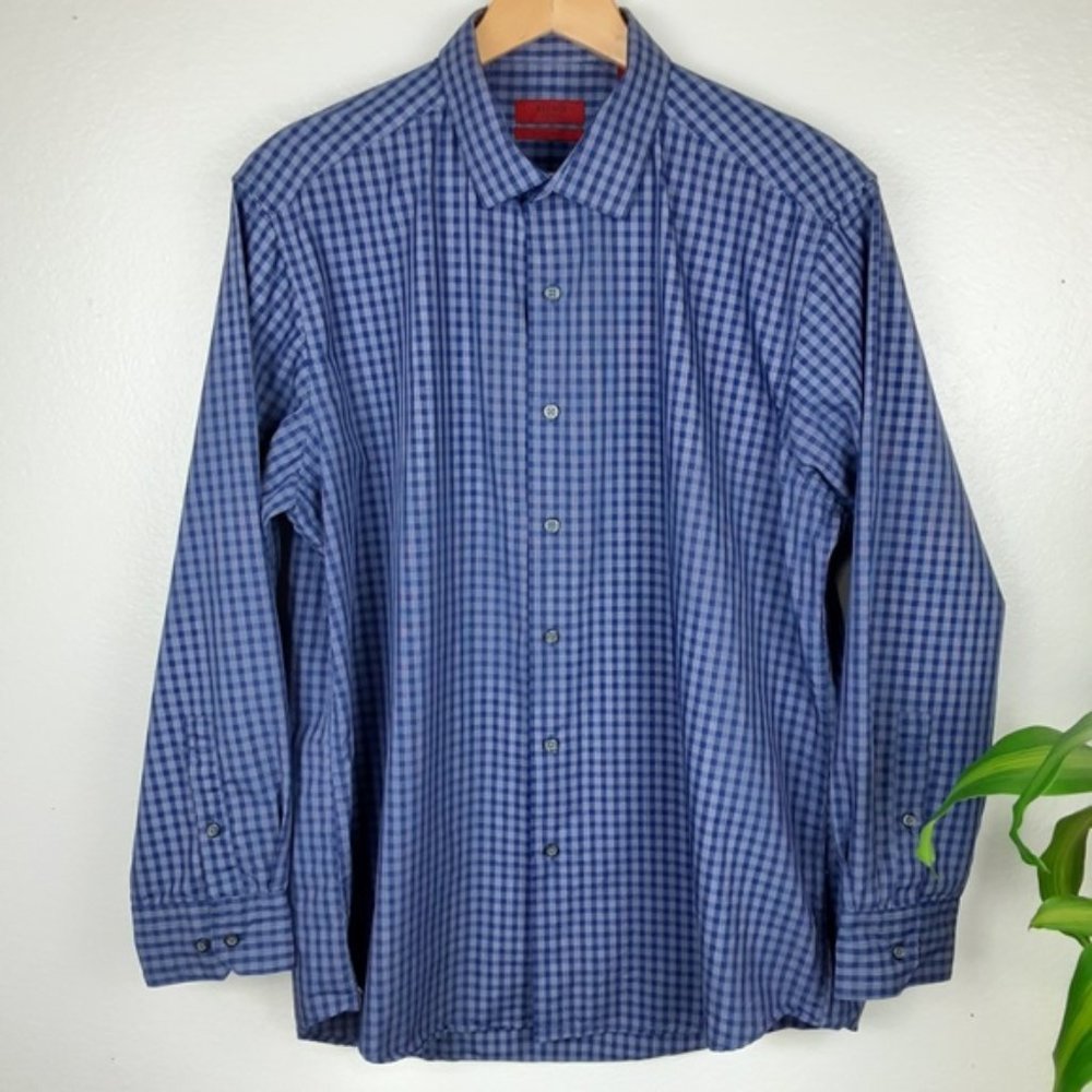 Alfani Fitted Performance Men's Shirt Size L